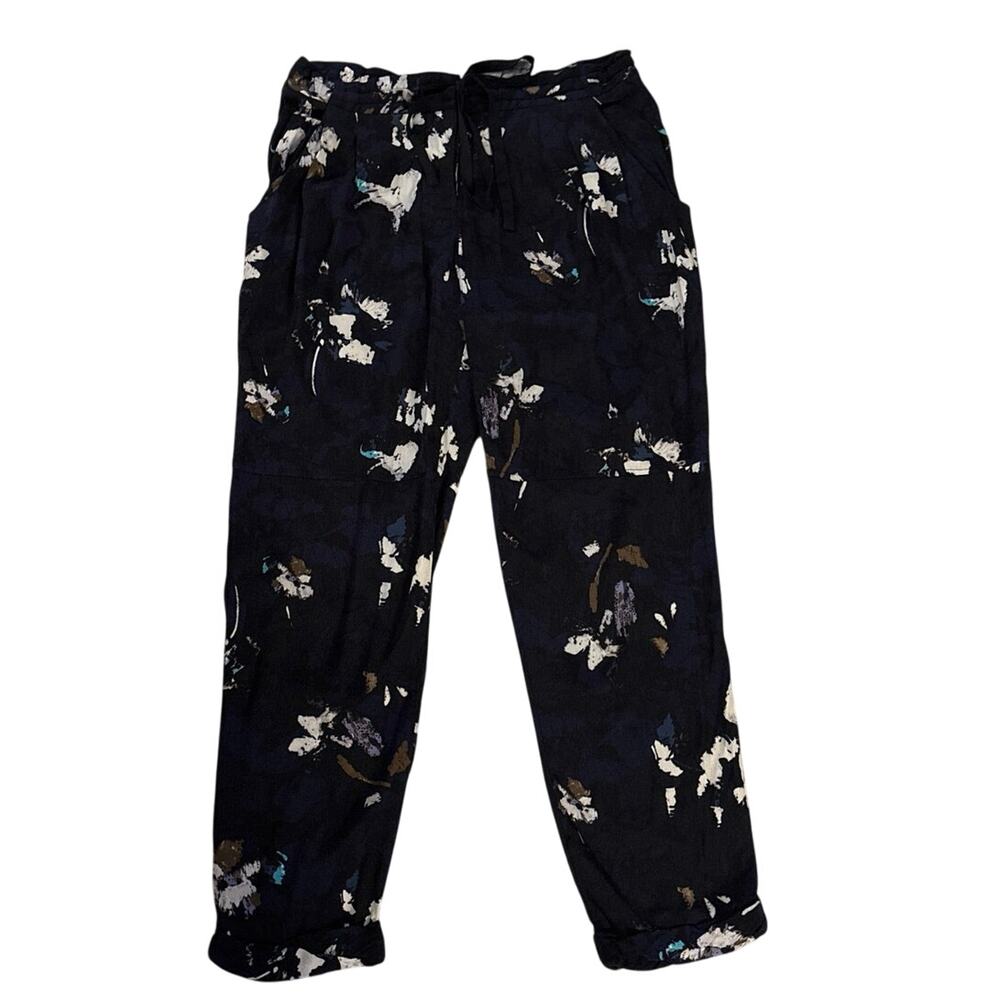 Wilfred Size 6 Floral Print Lightweight Pants Pockets Cottage